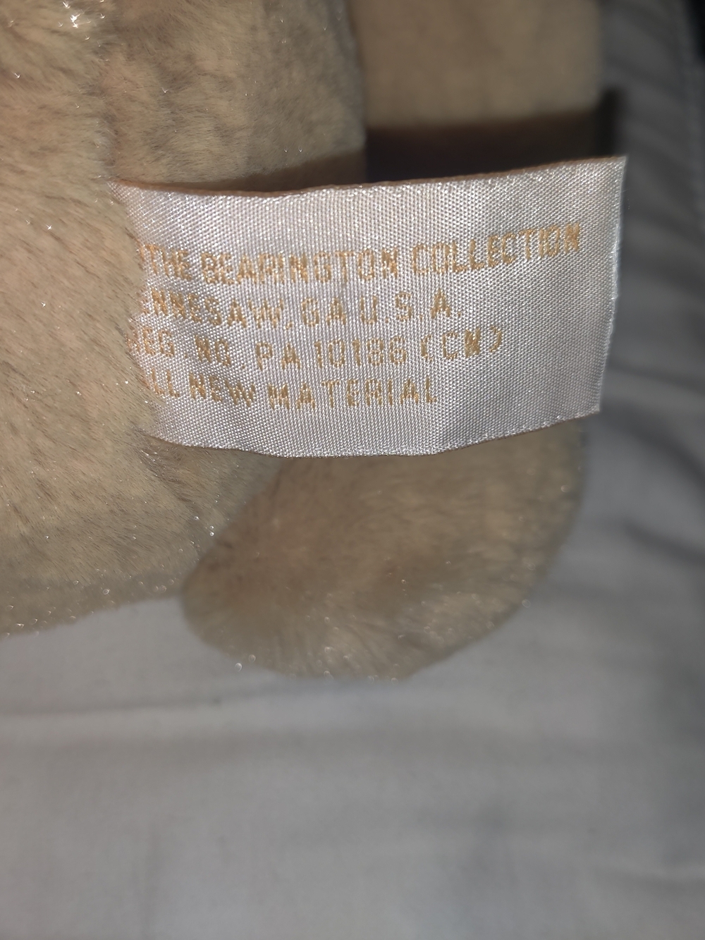 The Bearington Collection Chihuahua with Light Blue Ribbon - Picture 5 of 5